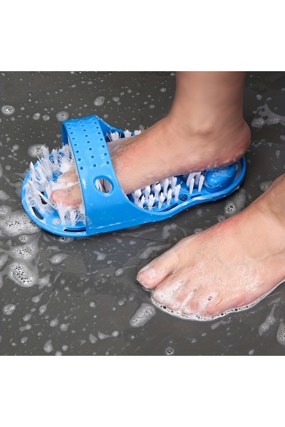Choice 1pc High Reliability Shower Foot Cleaner Foot Washing Brush Foot Scrub...