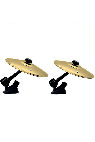 Choice طقم صنج ذهبي مكون من قطعتين، يُعلق على فتحات تهوية السيارة، صنج صغير ل...