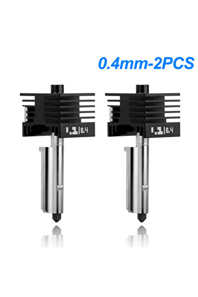 Choice قطعتان من رؤوس الطباعة المُحسّنة 0.4 مم لطابعات بامبو لاب P2S، فوهة من...