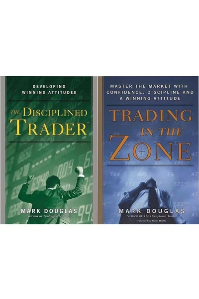 Choice مجموعة كتب مارك دوغلاس (كتابان): التداول في المنطقة + المتداول المنضبط...