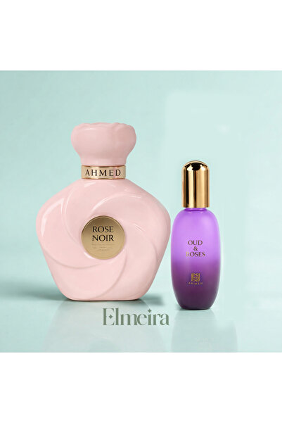 Ahmed Al Maghribi Rose Noir EDP & Oud & Roses Body Gel Combo