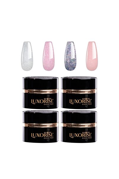 LUXORISE Σετ 4 τζελ κατασκευής RevoFlex, Wonder Nails 01