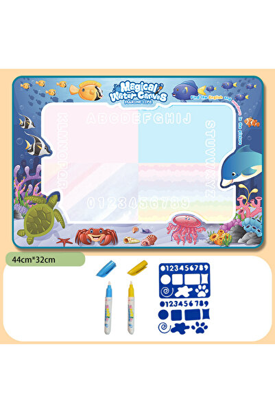 Choice لوحة رسم سحرية مائية قابلة لإعادة الاستخدام مع أقلام، مقاس 44×32 سم، أ...