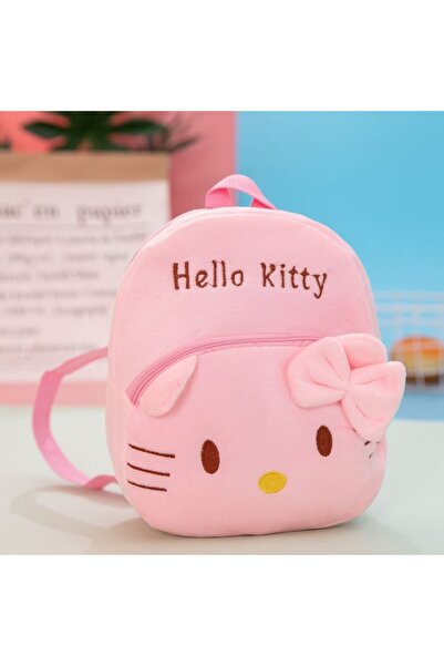 Miniso pink Hello Kitty Anime Cute Backpack Cartoon Plush Backpack Kindergart...