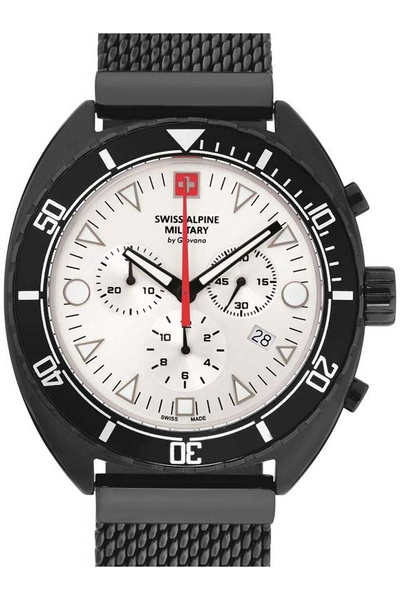 Swiss Alpine Military Ανδρικό ρολόι Swiss Alpine Military 7066.9172, χαλαζία,...