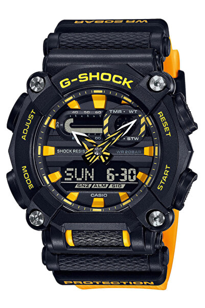 Casio Ανδρικό ρολόι GA-900A-1A9ER, χαλαζία, 49 mm, 20 ATM