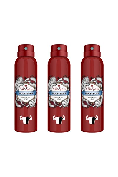 Old Spice Set 3 BUCATI DEODORANT 150ML MEN WOLFTHORN