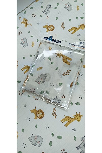 minnakya çok amaçlı 80*90 müslin yenidoğan bebek battaniyesi müslin bez %100 ...