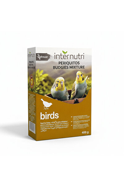 Inter Nutri طعام إنتر-نوتري للببغاوات وطيور الحب 400 غرام - مزيج بذور فاخر كامل
