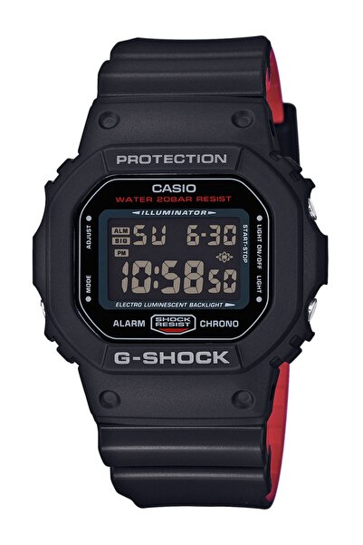 Casio Mens Watch DW-5600HR-1ER , Quartz, 43mm, 20ATM