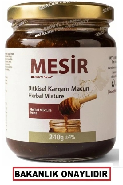 Herşeyi Kolay Mesir Macunu Keçiboynuzu Meyan Kökü Çam Sakızı katkılı Güçlü At...