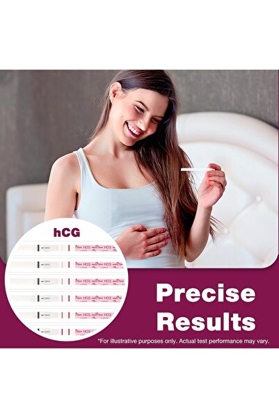 Easy ايزي@هوم مجموعة شرائط اختبار الحمل، مدعومة بتطبيق - 20 اختبار