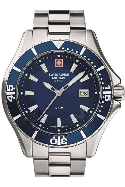 Swiss Alpine Military Ανδρικό ρολόι Swiss Alpine Military 7040.1135, χαλαζία,...