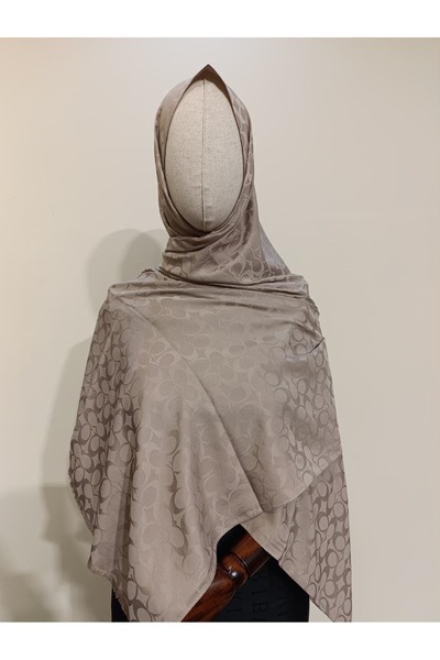 Esima Butik Geometrik Desen Özel Seri İpeksi Dokulu Jakar Şal