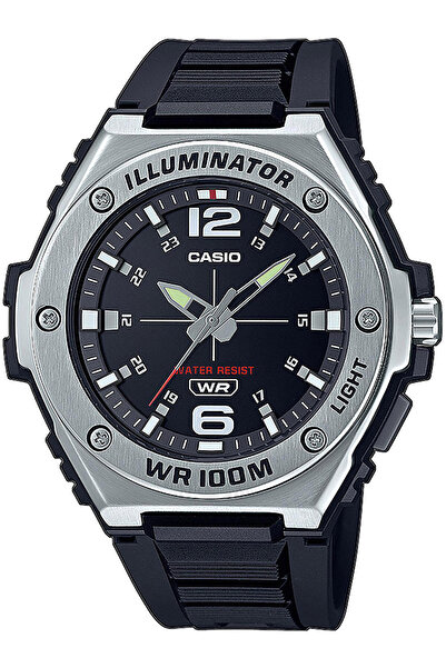 Casio Mens Watch MWA-100H-1AVEF, Quartz, 50mm, 10ATM