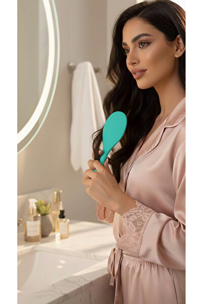 Killys كيليز - فرشاة شعر بتصميم عصري متوسط الحجم، لمسة نهائية ناعمة (أخضر)