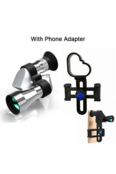 Choice تلسكوب أحادي صغير الحجم من سيلفري هولدر 820، 8×20، للبالغين، محمول بال...