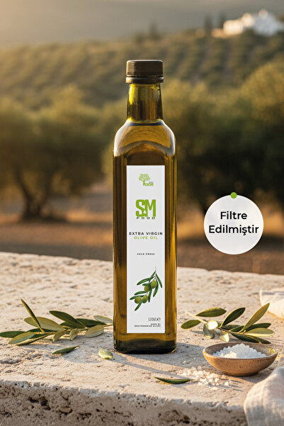 Soylu Mercan Zeytinyağı Erken Hasat Soğuk Sıkım Natürel Sızma 500 ML Cam Şişe...