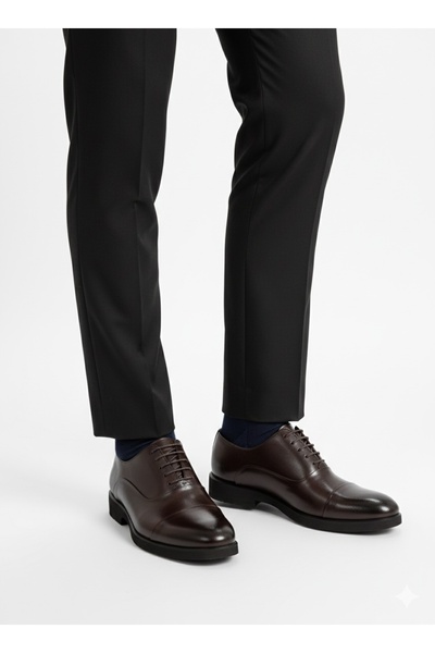 LİCCAS Piele naturală pentru bărbați, cu de tranziție talpă, potrivire confor...