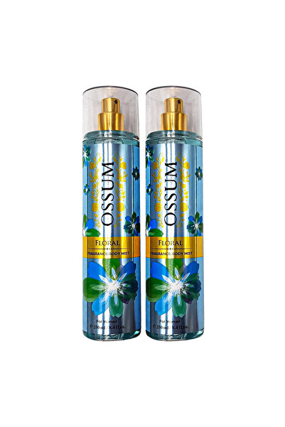 Ossum بخاخ للجسم 250 مل - برائحة الزهور - قطعتان
