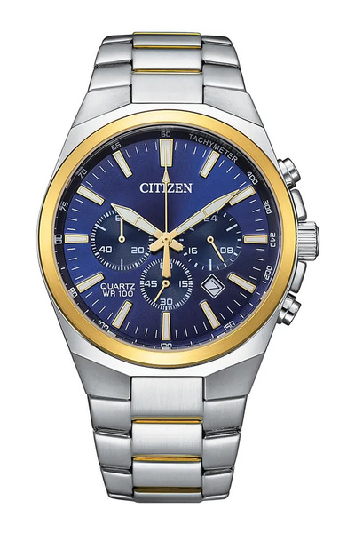 Citizen Мъжки часовник AN8176-52L, кварцов, 41 мм, 10 ATM