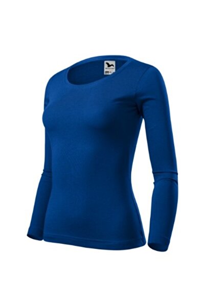 Malfini Tricou damă, Fit-T LS 169, albastru 2XL