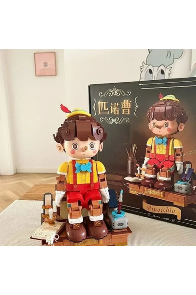 Choice With Box Pinocchio Building Blocks Classic Fairy Tale Long Nose Doll P...