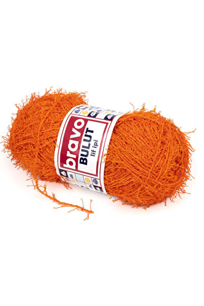 Bravo Bulut 421 Orange Hard Fiber Yarn 100 Gr 100 Mt Knitting Yarn