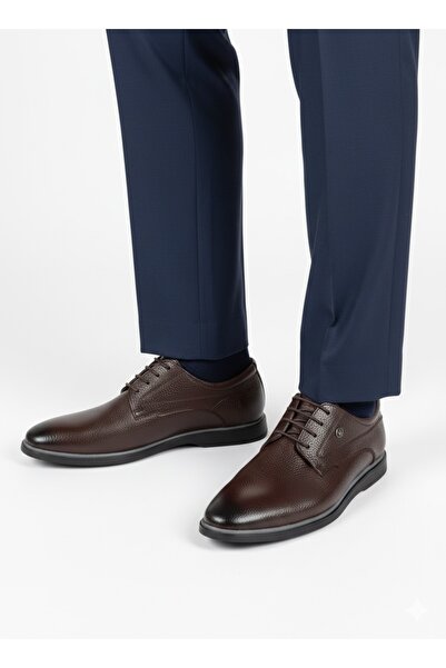 LİCCAS Pantofi clasici de tranziție pentru bărbați, piele autentică, interioa...