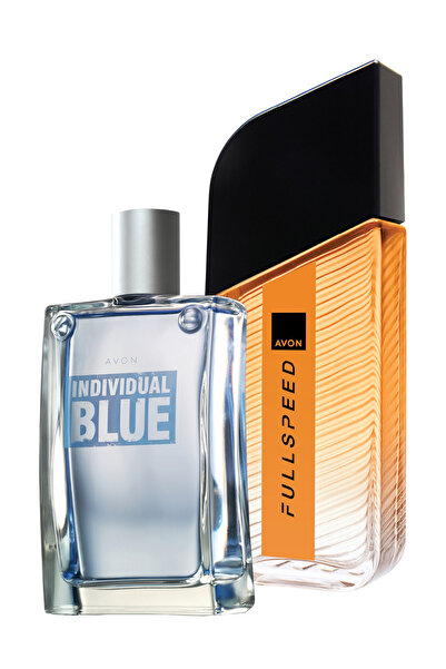 AVON Individual Blue Erkek Parfüm 100 Ml. ve Full Speed Erkek Parfüm 75 Ml. İ...