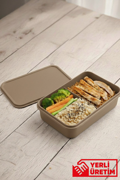 GUGGA Terra - 3 bölmeli Lunchbox Yemek Saklama Kabı Beslenme Kutusu 750 ml