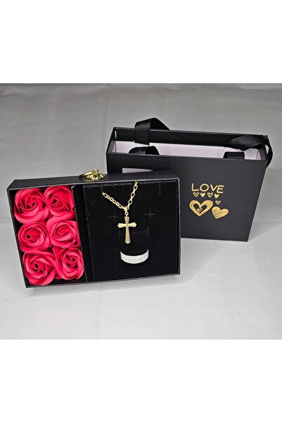 VİBE Cutie Cadou cu 6 Trandafiri de culoare Rosie si Sertar pentru Bijuterii