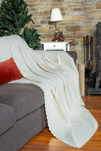 Latuda Home Husa scaun premium 110x175 fotoliu Gramaj Jacquard Chenille Ecru ...