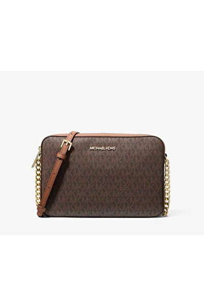 Michael Kors Jet Set Çapraz Askılı Kadın Çanta Kahverengi brown