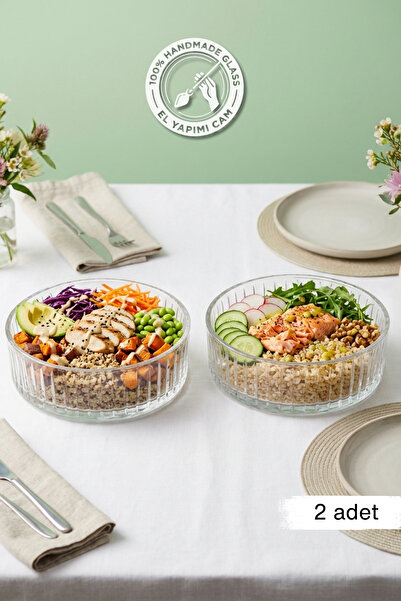 Glamis Selen Concept Pupa Model Handmade Glass Presentation Bowl Set of 2