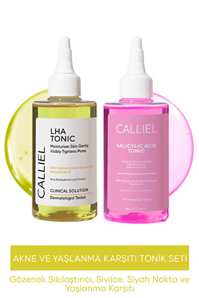 CALLİEL Akne Önleyici Sıkılaştırıcı ve Yaşlanma Karşıtı Bakım Seti