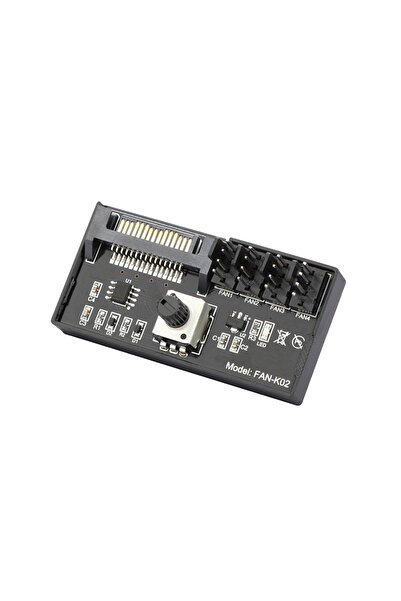 Choice وحدة تحكم سرعة مروحة RGEEK PWM رباعية الاتجاهات، تعمل بتيار مستمر SATA...