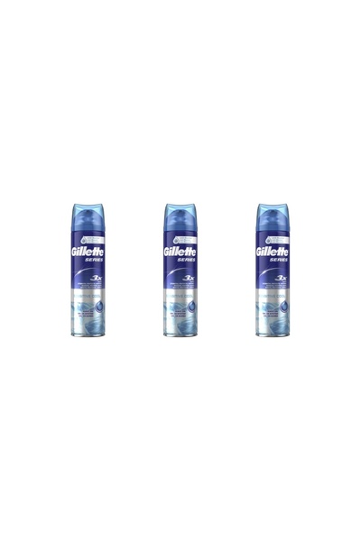 Gillette Set 3 BUCATI GEL DE BARBIERIT 200ML SERIA SENSITIVE COOL