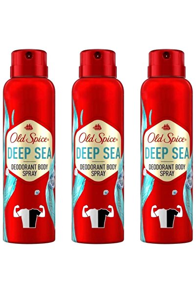 Old Spice DEEP SEA DEODORANT 150ML 3 PIECES SET