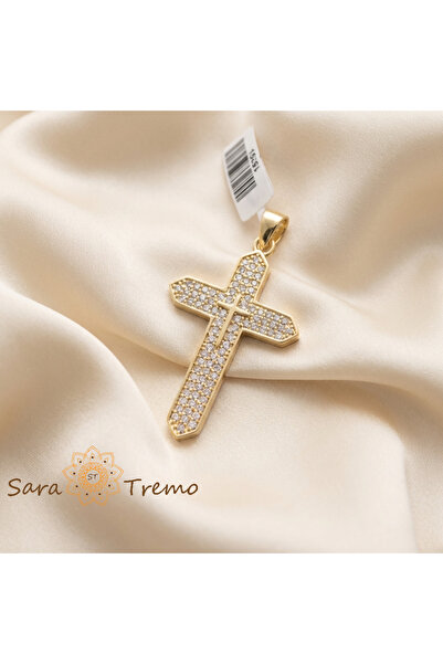 SaraTremo Gold-plated Cross "Izvorul Harului"