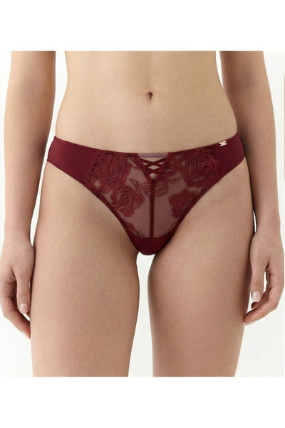 Amarelle Chiloți Monaco din dantelă burgundă