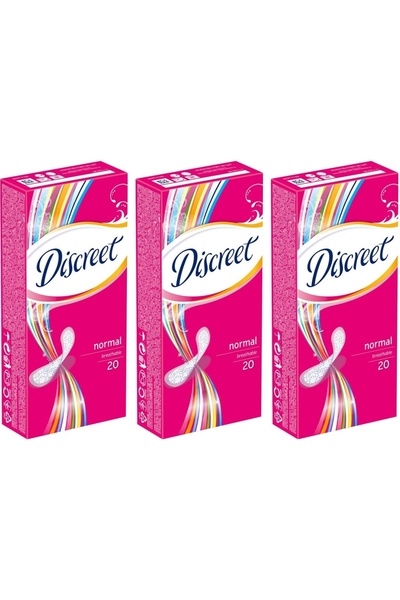 Discreet Set 3 BUCATI Absorbante Zilnice 20buc Normal