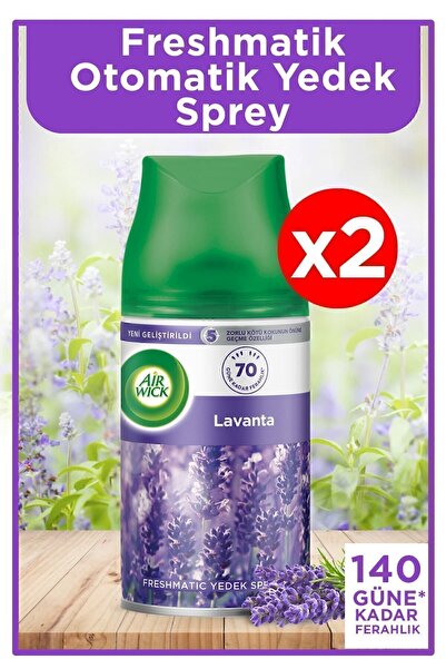 Air Wick Oda Kokusu Freshmatic Makine Yedek Spreyi 250 Ml X 6, Temizliğin Esintisi, Bahar Çiçekleri, Lavanta