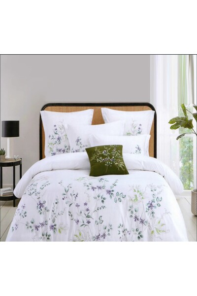 Oceana Oceana brand duvet - white, embroidered with multiple colors, 100% cot...