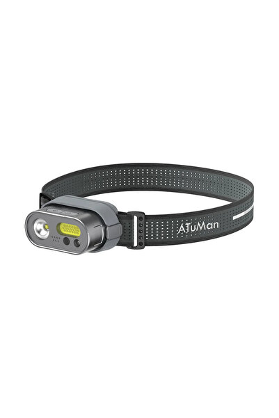 Choice مصباح أمامي قابل لإعادة الشحن من ATUMAN، بقوة إضاءة فائقة 3000 لومن، م...