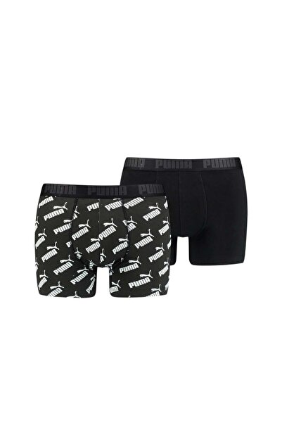 Puma Men's Loga Printed Boxer (Pack of 2)