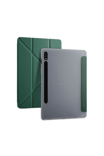 Fuchsia Galaxy Tab S9 FE 10.9 inç Uyumlu Kalem Bölmeli Tablet Kılıf SM-X510NL...