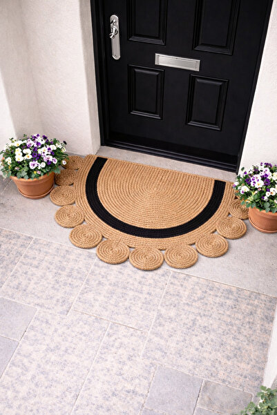 BHR Creative سجادة حمام على شكل نصف قمر من دي