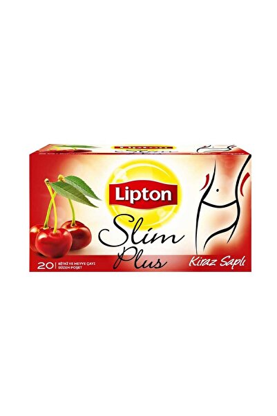 Lipton Bitki Çayı Slim Plus Kiraz Saplı 20'Li
