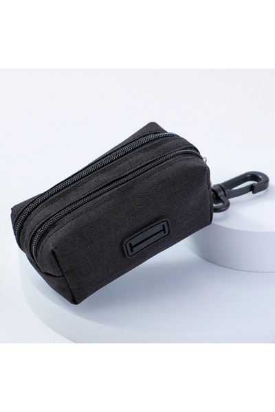 Choice حامل أكياس فضلات الكلاب المحمول الأسود متعدد الوظائف، موزع أكياس فضلات...